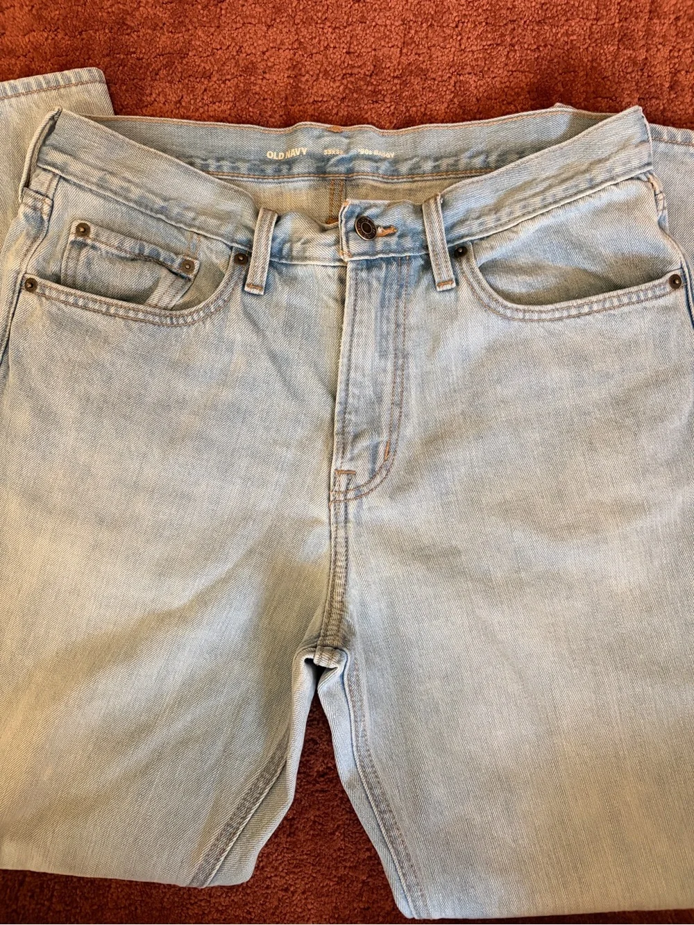 Old Navy Light Blue Men’s Relaxed Baggy Jeans